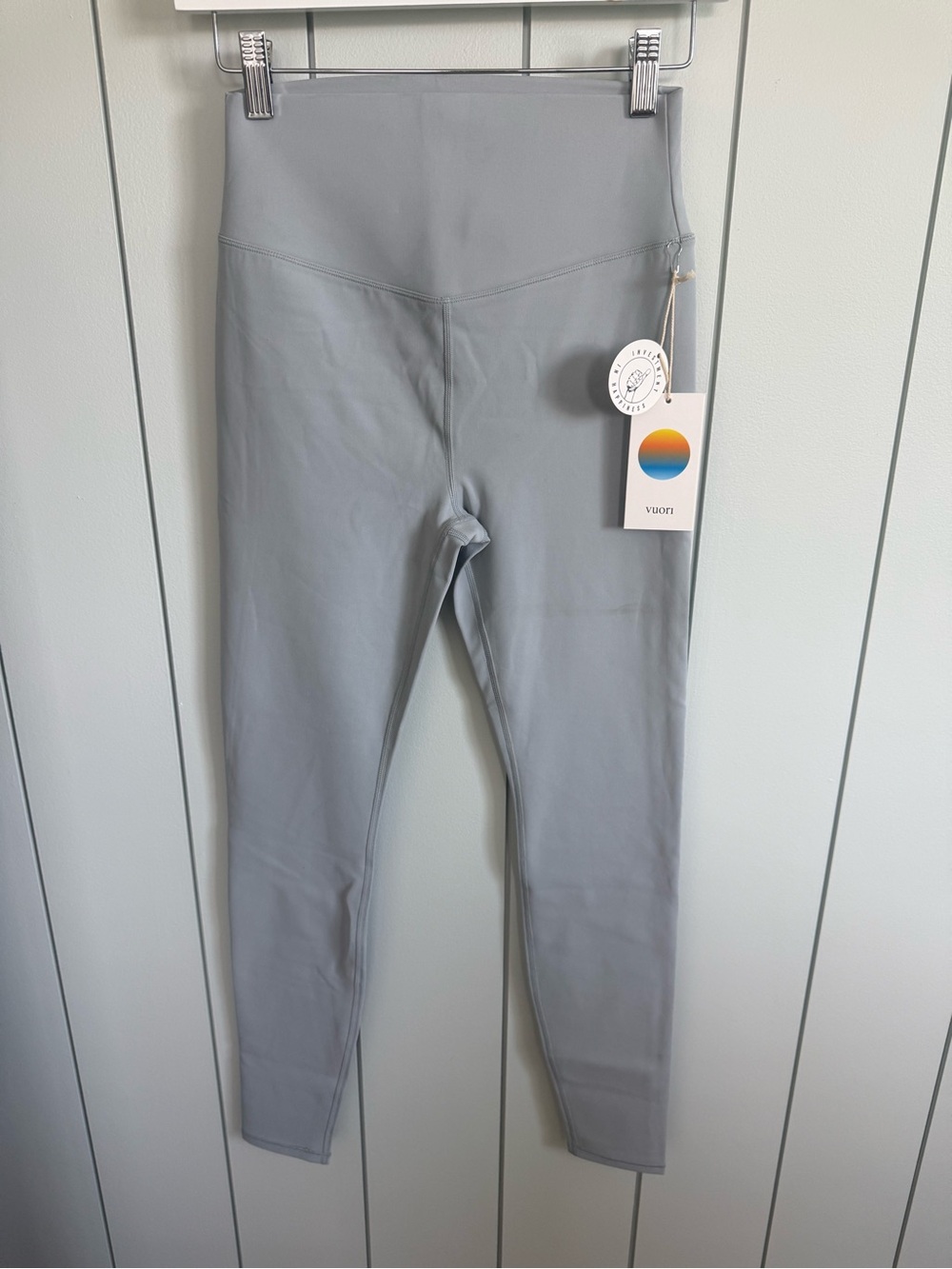 New Vuori Chilled Out Leggings in Chalk Blue Size Medium - Picture 5 of 11